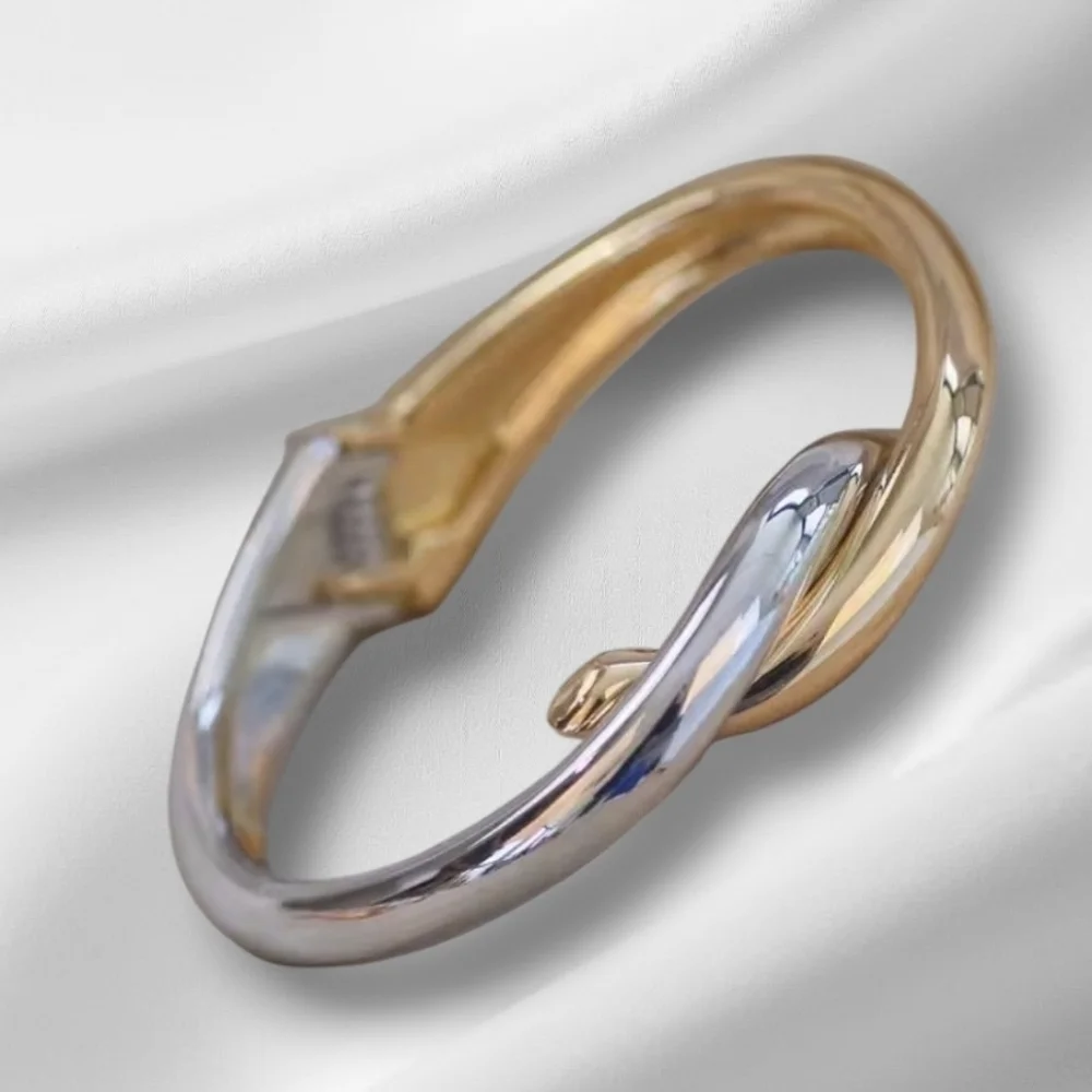 Victoria's Secret Gold Silver Twist Bracelet NWOT Two-tone Dual-tone | NWOT